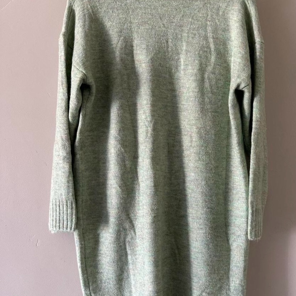 Green Ruffle Sweater - Picture 6 of 7